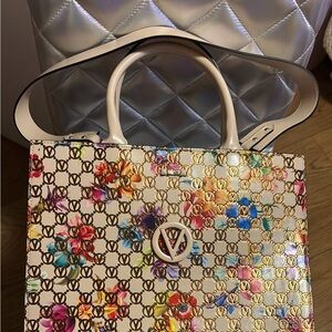 Valentino Floral Designer Tote Bag